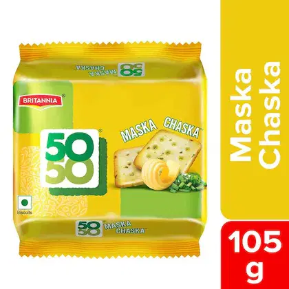Britannia 50-50 Maska Chaska Biscuits 