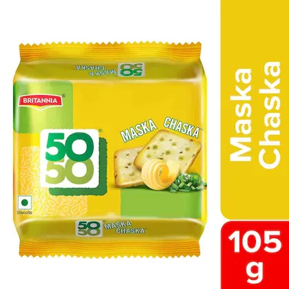 Britannia 50-50 Maska Chaska Biscuits 