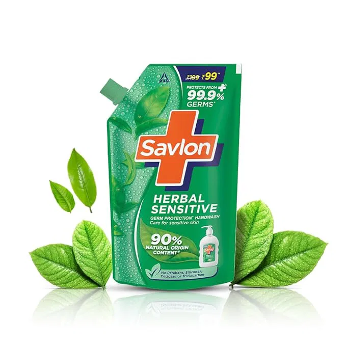 Savlon Herbal Sensitive pH Balanced Liquid Handwash 