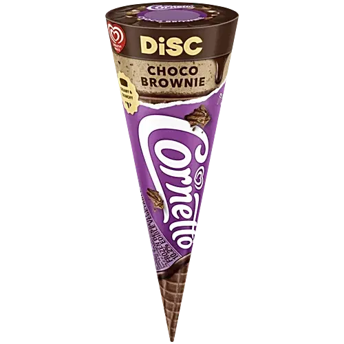 Kwality Wall's Cornetto Choco Brownie-Wafer Biscuit Cone
