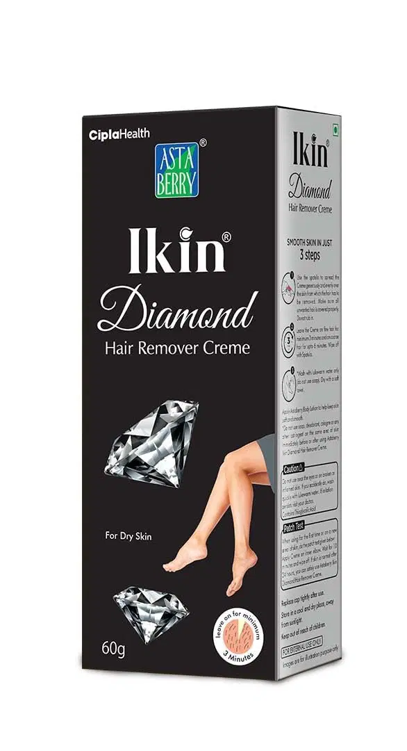 Ikin Diamond Hair Remover Cream For dry Skin 