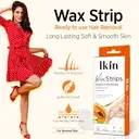 Ikin Instant Wax Strip With Papaya&Lemon Extract For Women – image 2