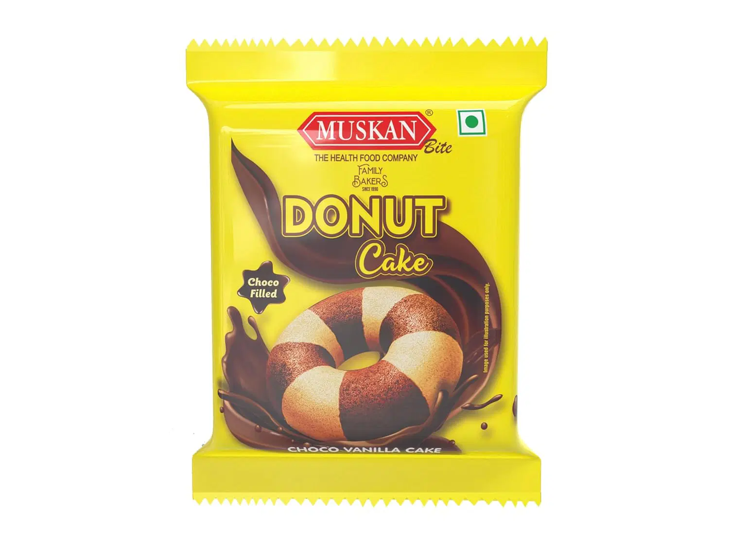 Muskan Chocolate Donut Centre Filled Cake
