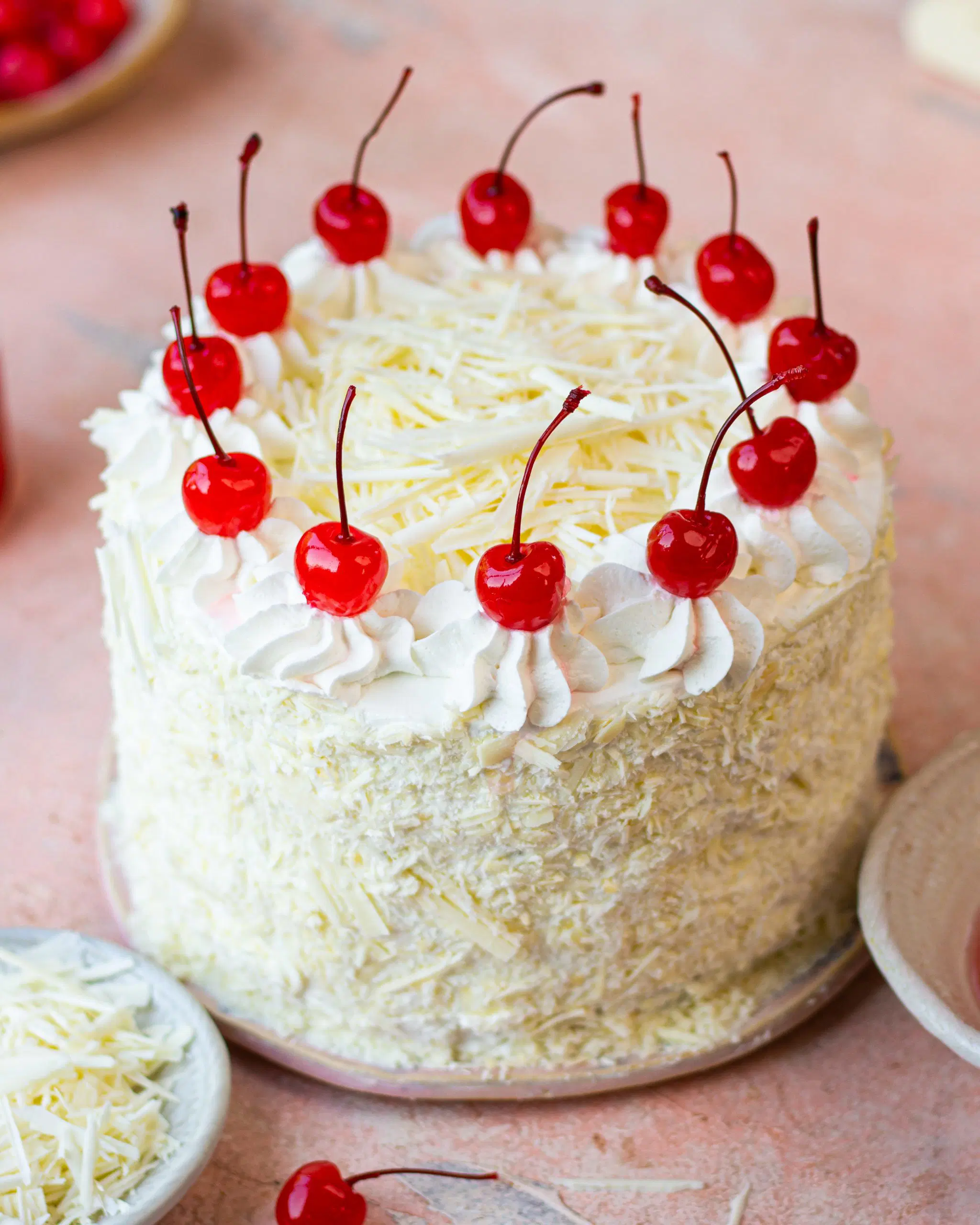 White Forest Cake