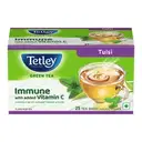 Tetley | Green Tea With Tulsi | Immune With Added Vitamin C | 25 Tea Bags – image 2
