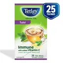 Tetley | Green Tea With Tulsi | Immune With Added Vitamin C | 25 Tea Bags – image 3