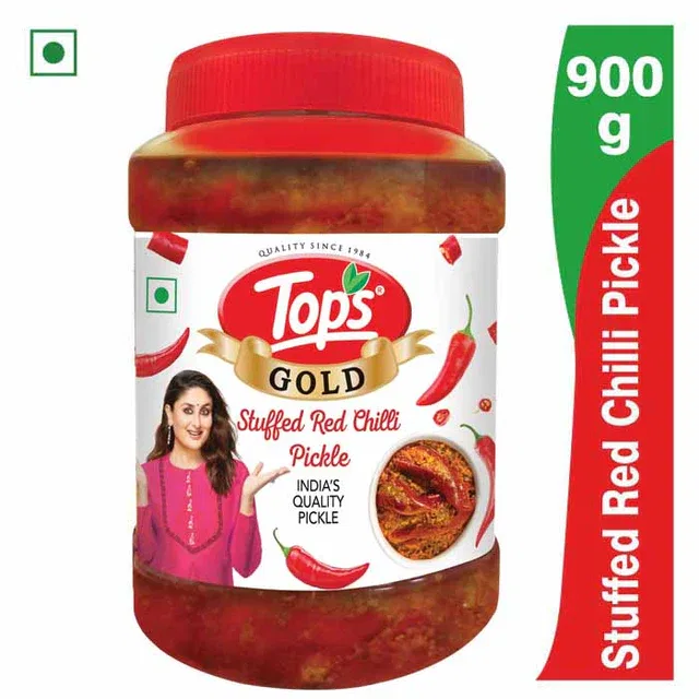 TOPS Gold Stuffed Red Chilli Pickle