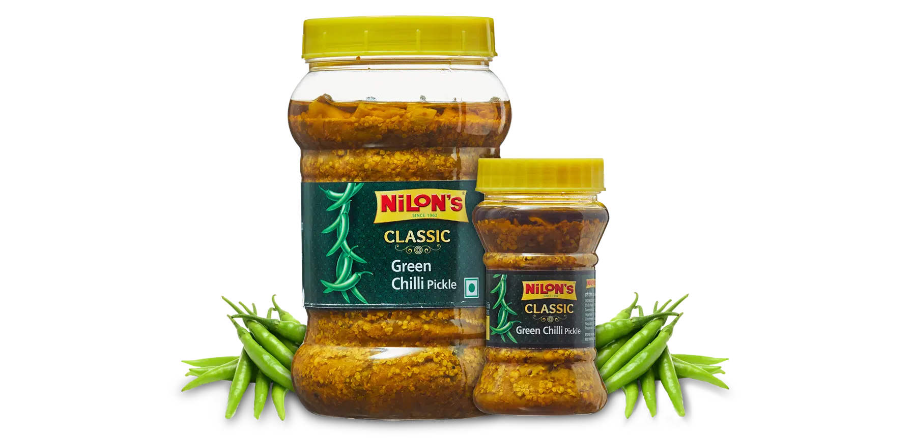 NILON'S CLASSIC Green Chilli Pickle