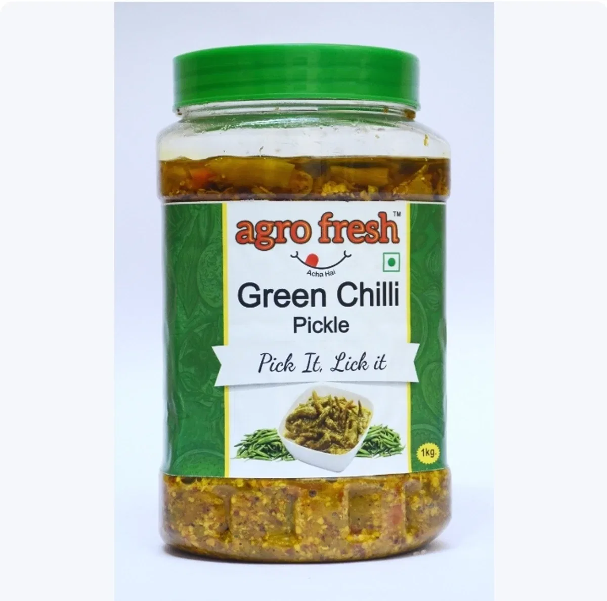 Agro Fresh Green Chilly Pickle