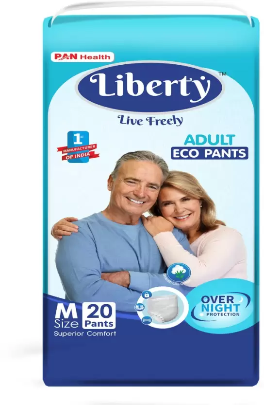 Liberty EcoPants, (24-45Inches) Adult Diapers - M 10