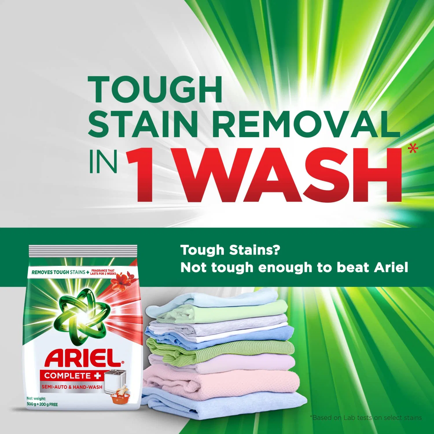 Ariel Complete + Detergent Washing Powder