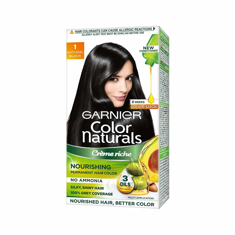 Garnier Color Naturals, Shade 1, Natural Black 35 ml + 30 gm