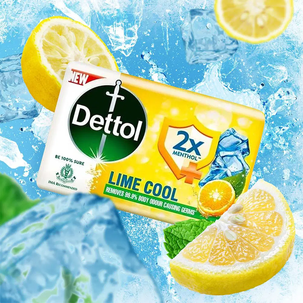 Dettol Lime Cool Bathing Soap Bar