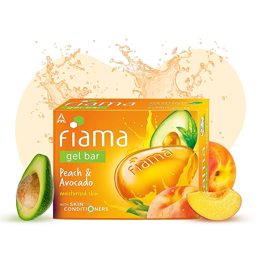 Fiama Gel Bar Peach and Avocado 125 gm