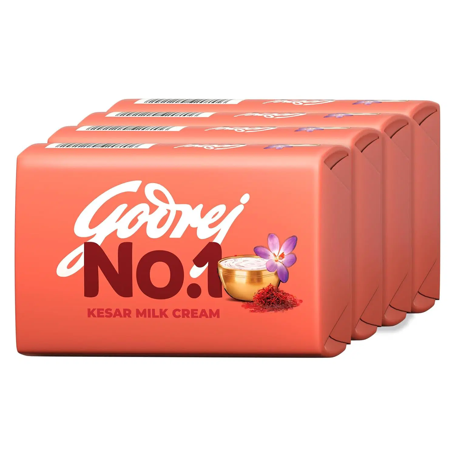 Godrej No.1 Kesar And Milk Cream Soap 150 g