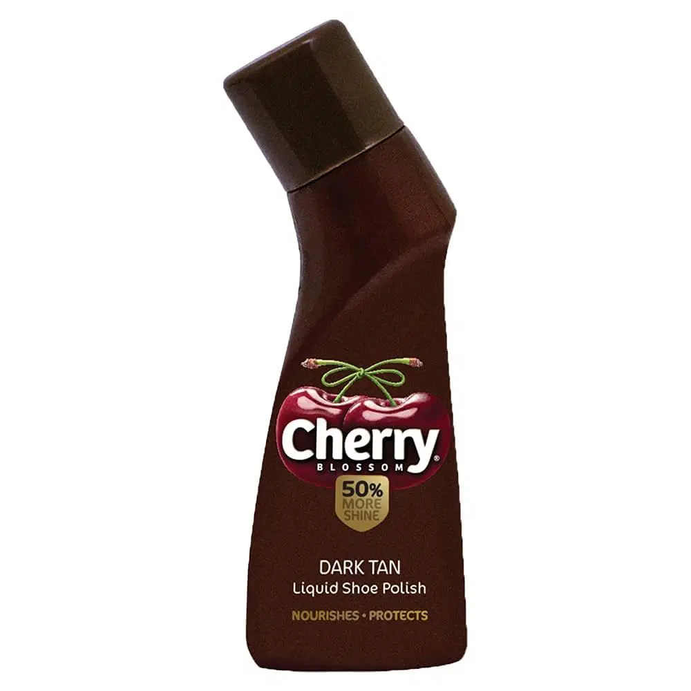 Cherry Blossom Liquid Wax Polish (Dark Tan)
