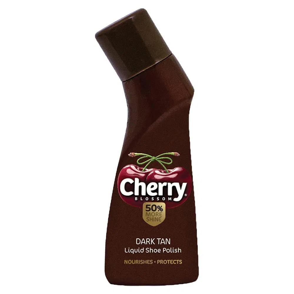 Cherry Blossom Liquid Wax Polish (Dark Tan)