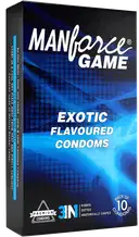 Manforce Game Exotic Flavoured Condoms Pack of 10 – image 1