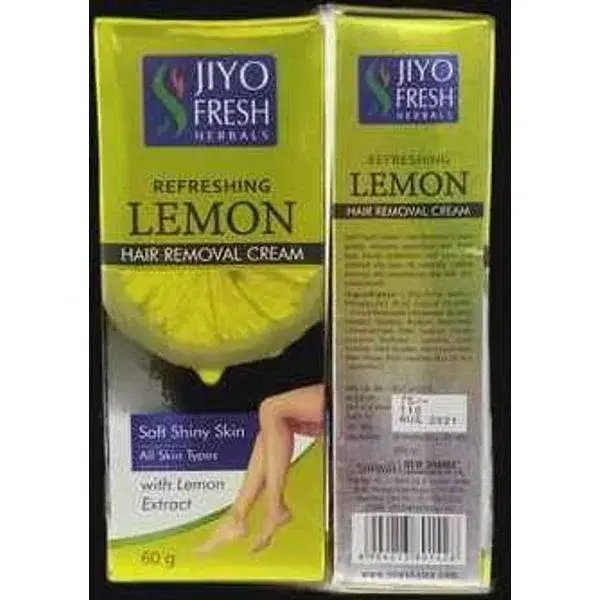 Jiyo Fresh Herbal LEMON HAIR REMOVAL CREAM 
