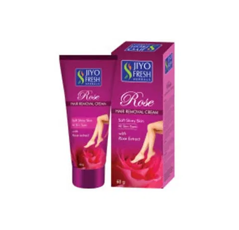 Jiyo Fresh Herbal ROSE HAIR REMOVAL CREAM 