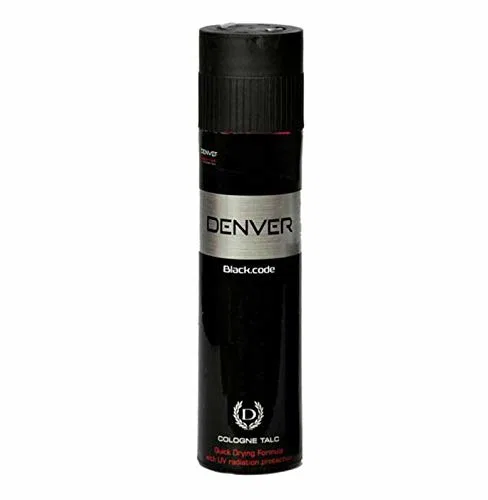 Denver Black Code Cologne Talc 
