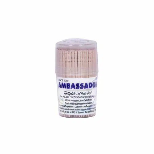 Ambassador Round Wooden Toothpicks