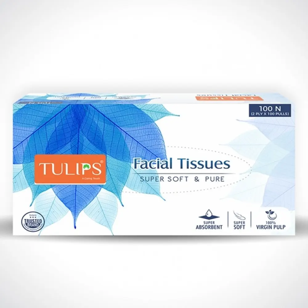 Tulips Facial Tissues Super Soft And Pure 