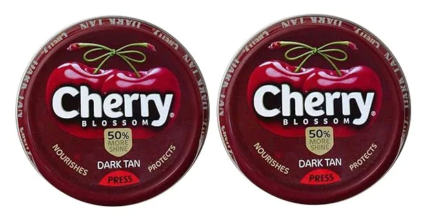 Cherry Blossom Wax Polish Dark Tan