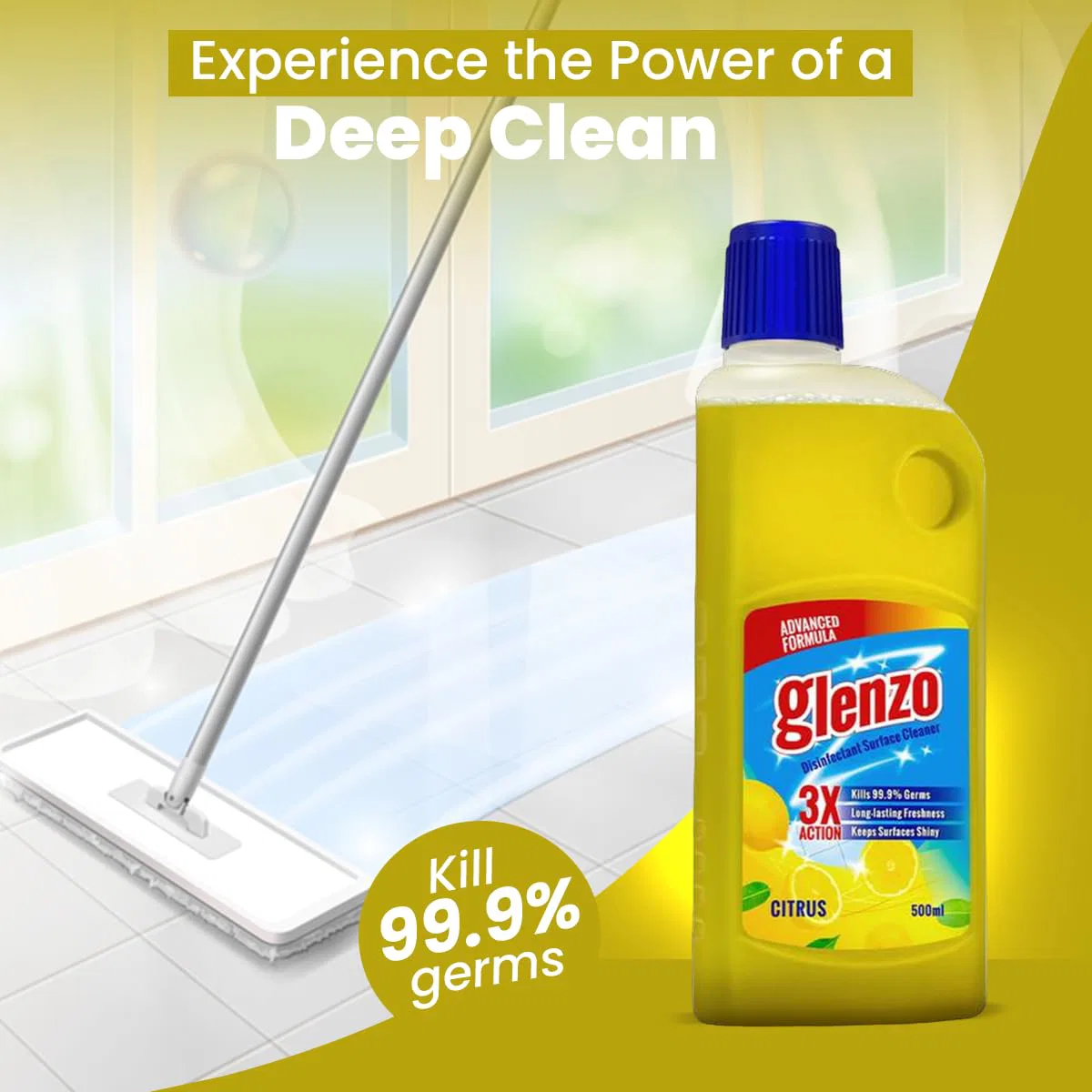 Glenzo Citrus Scent Floor Cleaner