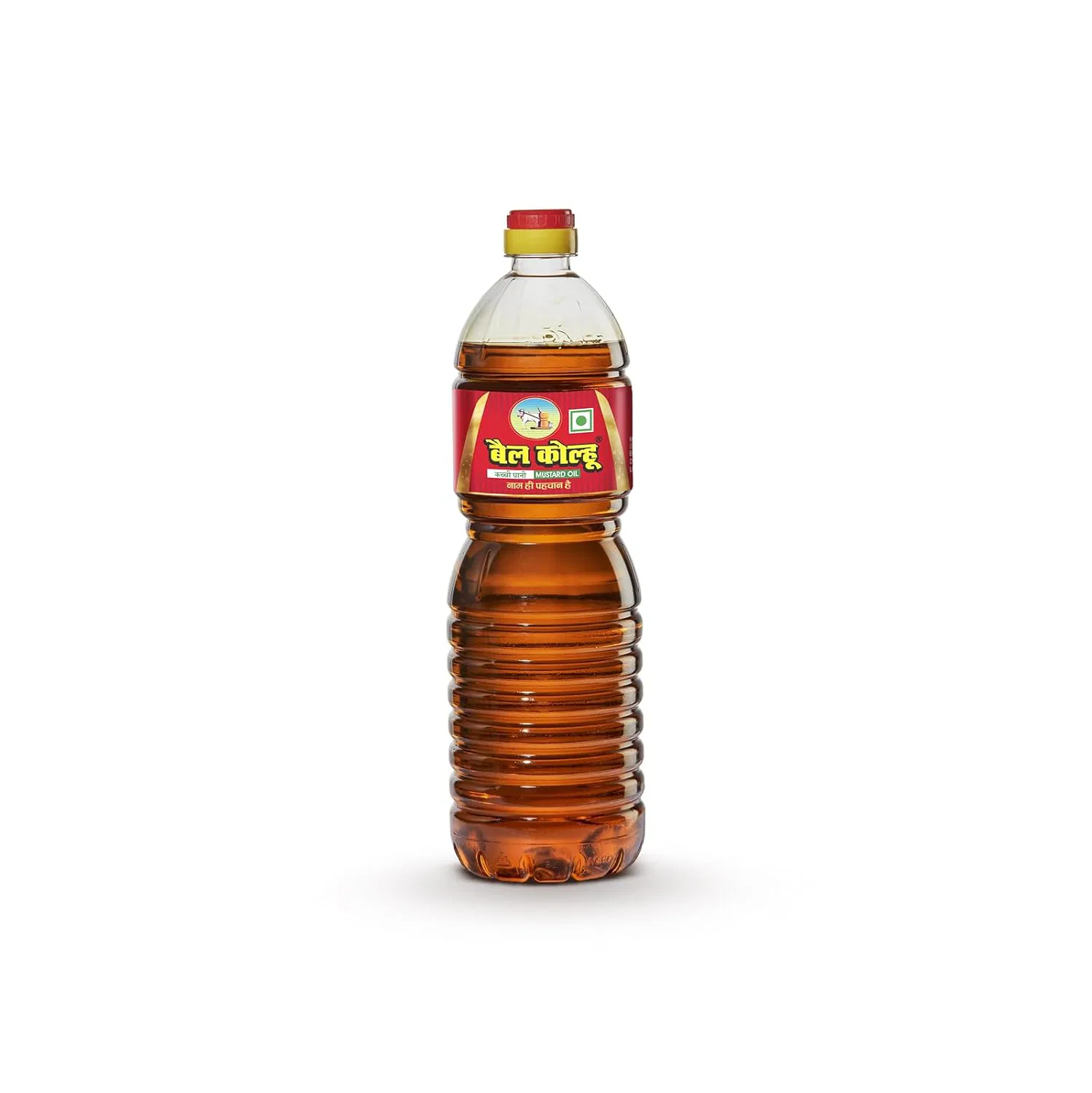 Bail Kolhu Kachi Ghani Mustard Oil Bottle