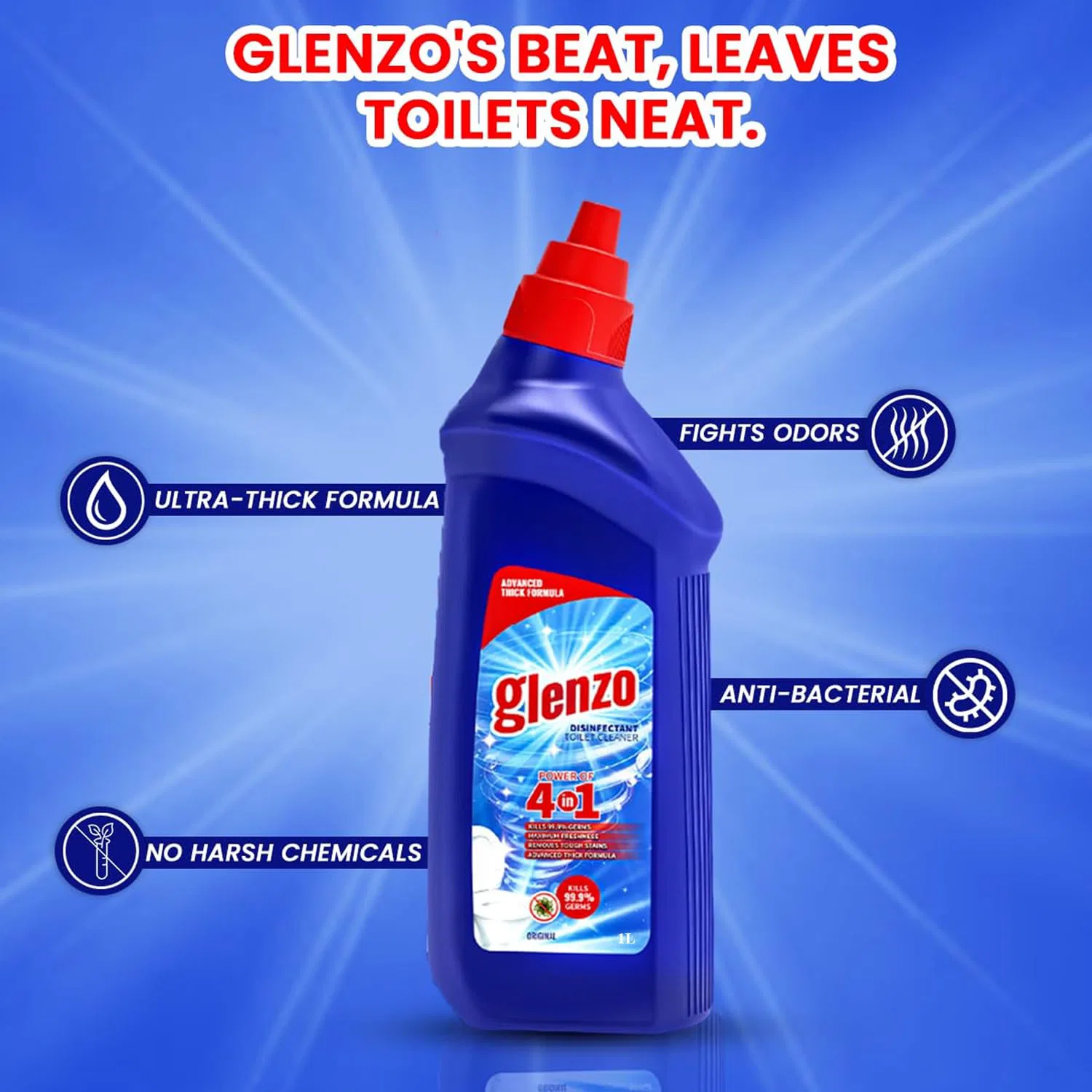 Glenzo Disinfectant Toilet Cleaner