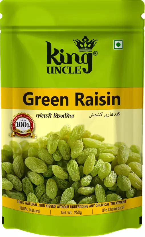 KING UNCLE Top Quality Kandhari Green Kishmish 