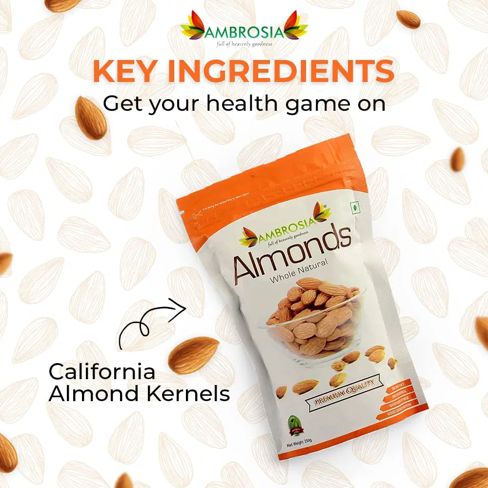 Ambrosia California Whole Almonds 