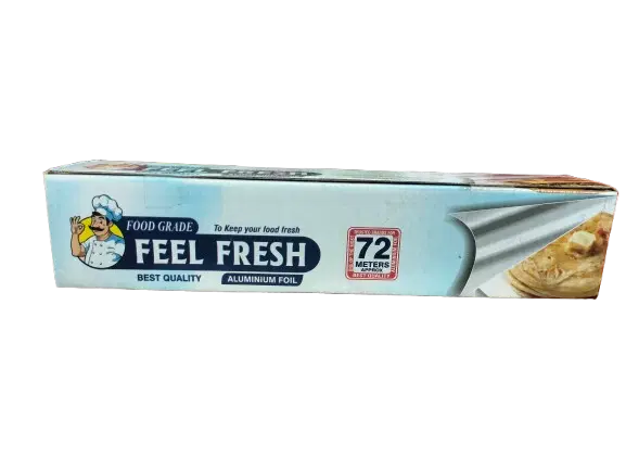 Food Grade Feel Fresh Aluminium Foil 72 Meters Approx