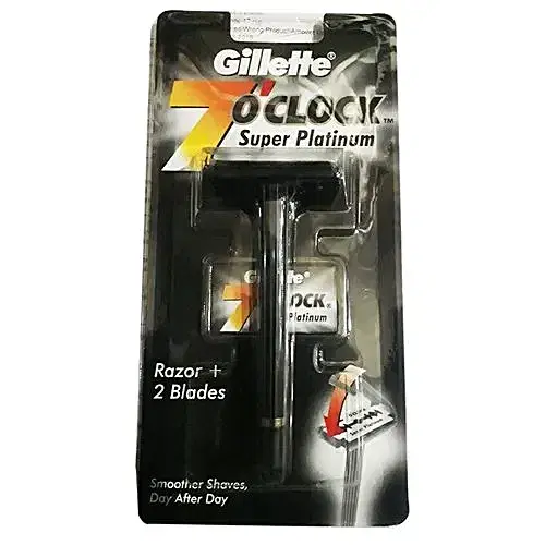 Gillette 7 O' Clock Razor & Blades