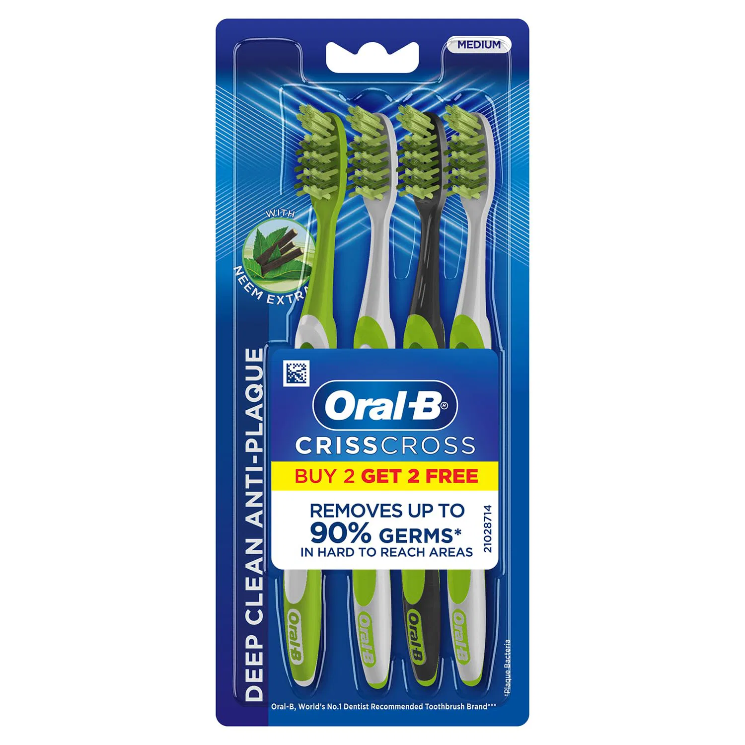 Oral B Criss Cross Adult Manual Toothbrush