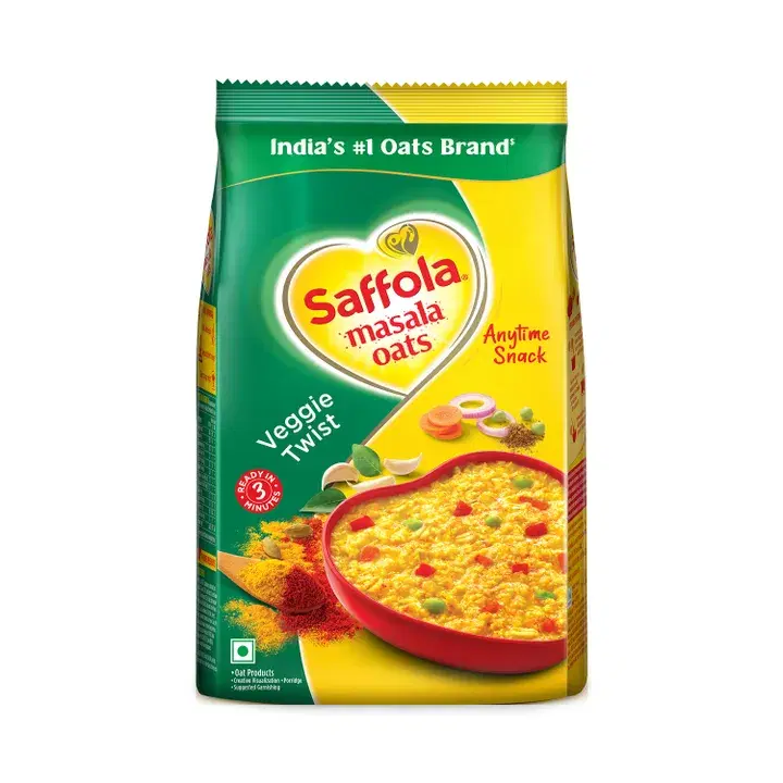 Saffola Masala Oats Veggie Twist- 