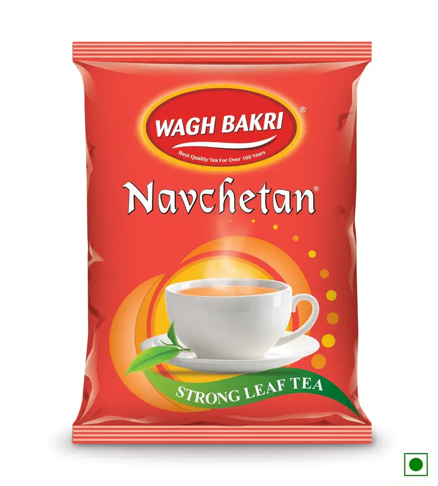 Wagh Bakri Navchetan Leaf Tea Pouch