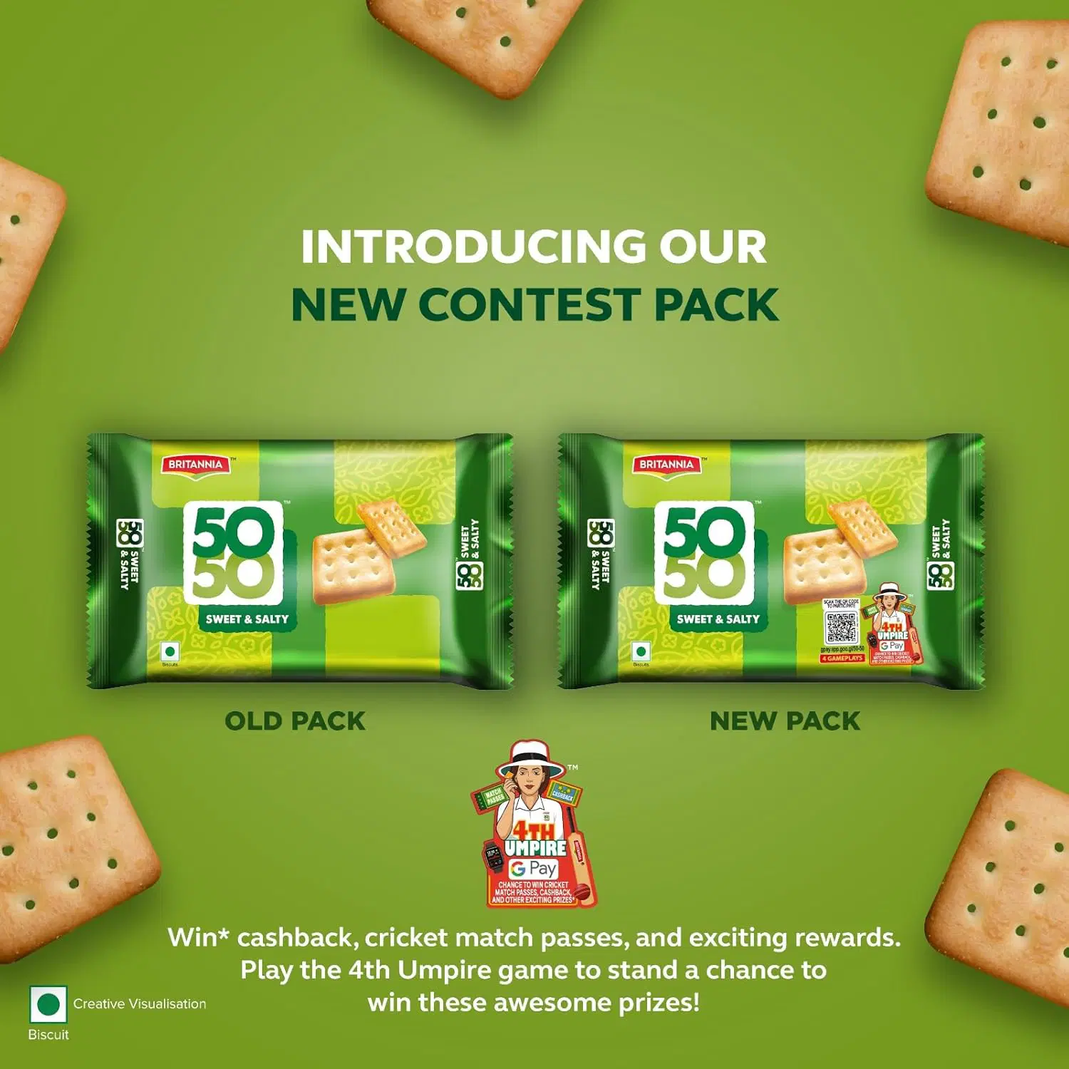 Britannia 50-50 Sweet & Salty Biscuits