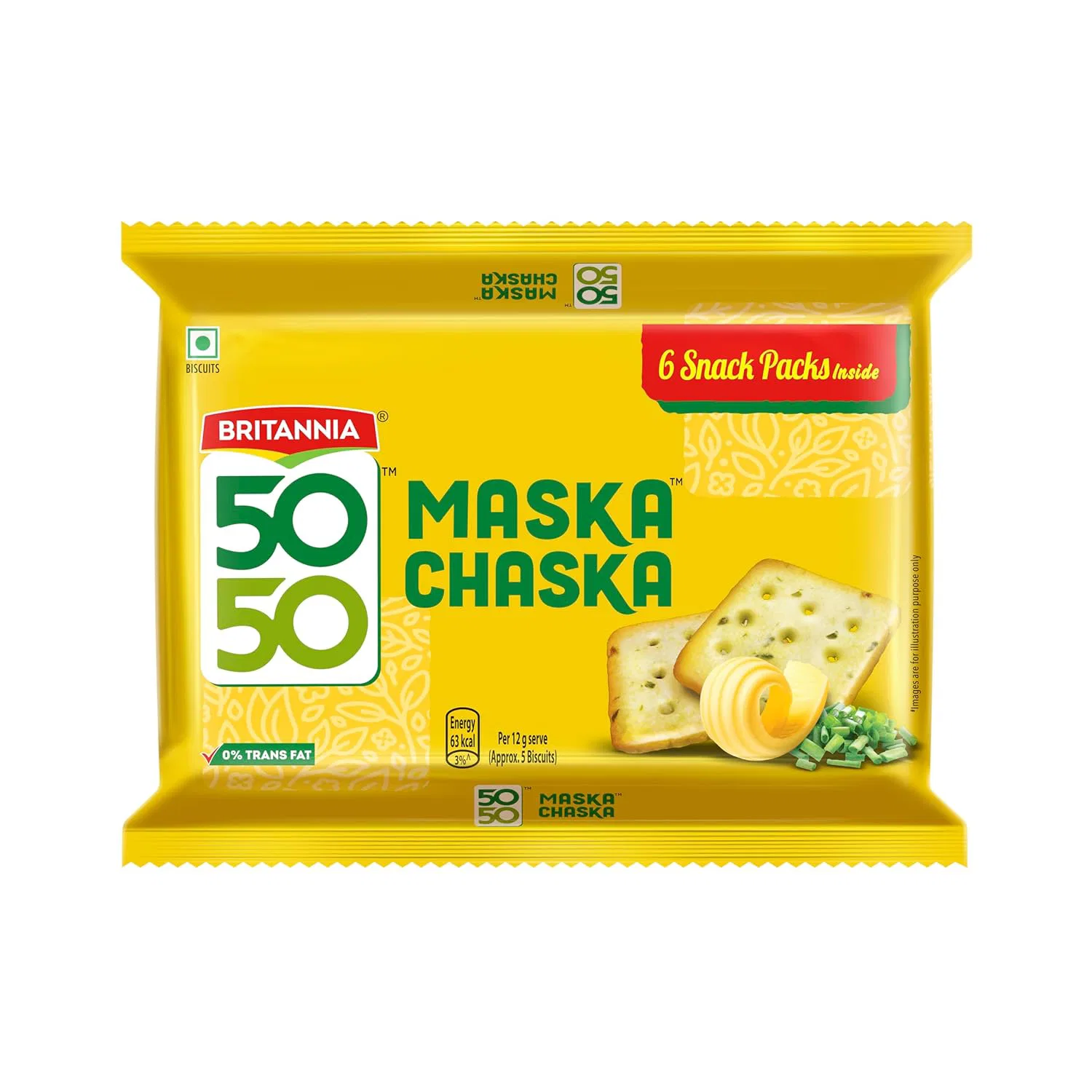 Britannia 50-50 Maska Chaska Biscuits