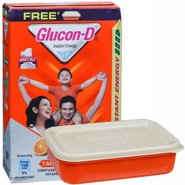 Glucon D Refill (Free Tiffin Box)