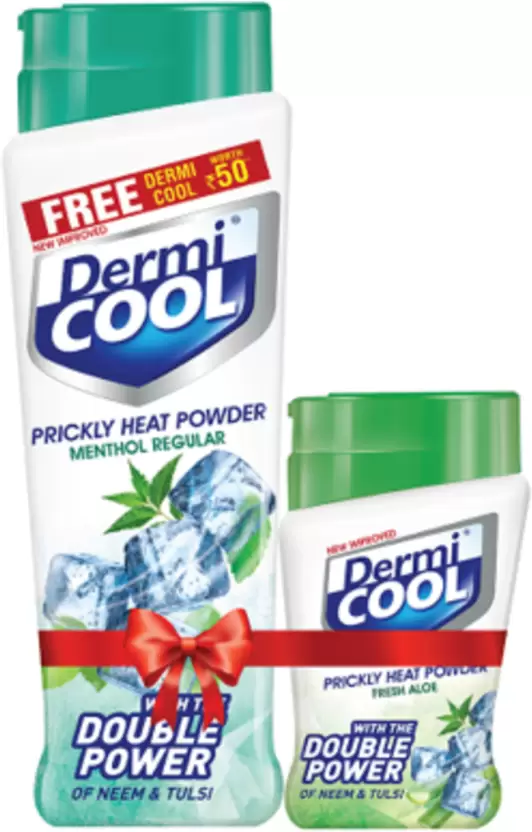 Dermi Cool Powder Menthol Regular + Extra Pack Free