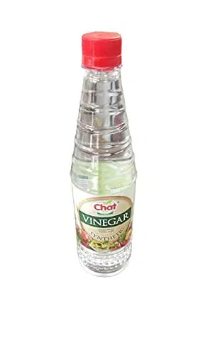 White Chat Vinegar Bottle