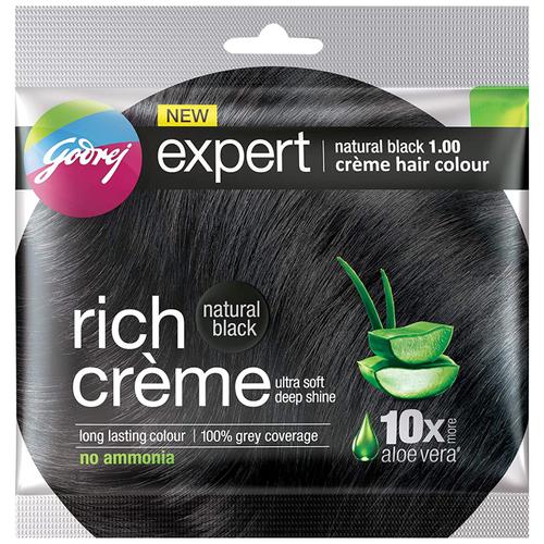 Godrej Expert Natural Black 1.0 Creme Hair Colour
