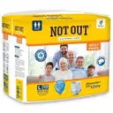 Not Out Adult Diaper Pants, Large (Waist 30-55 inches | 75-140 cm) | Comfortable, Leak-Proof, Odour Control Incontinence Pants, Pack of 1, Count 10 – image 1