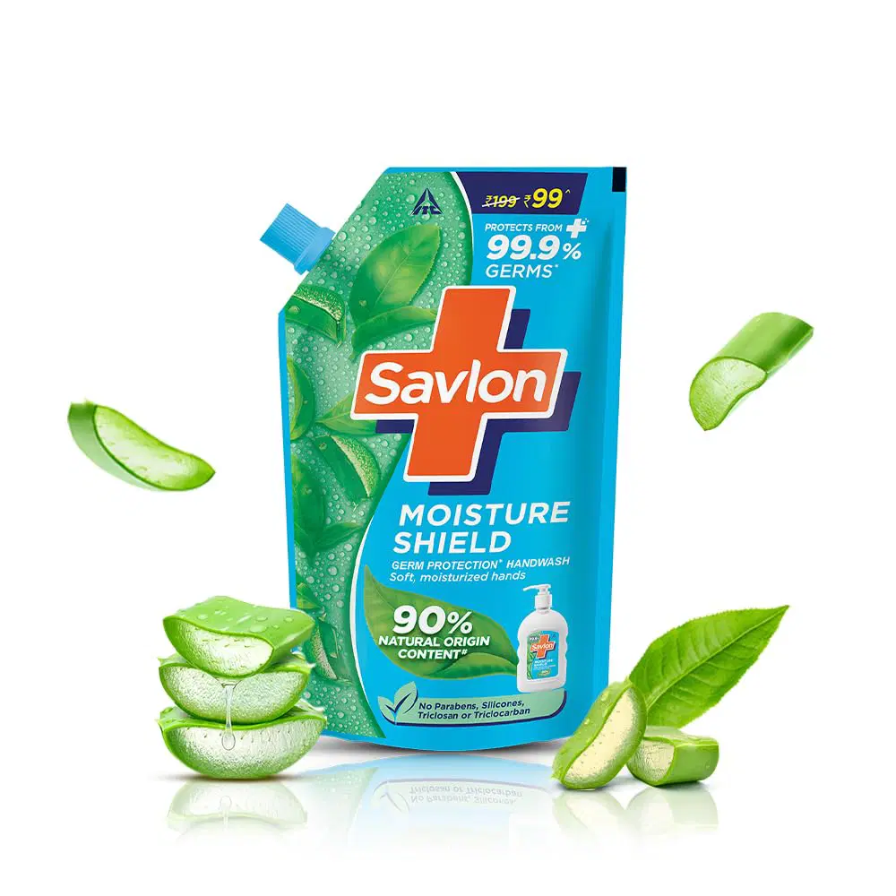 Savlon Moisture Shield Germ Protection Liquid Handwash Refill Pouch,