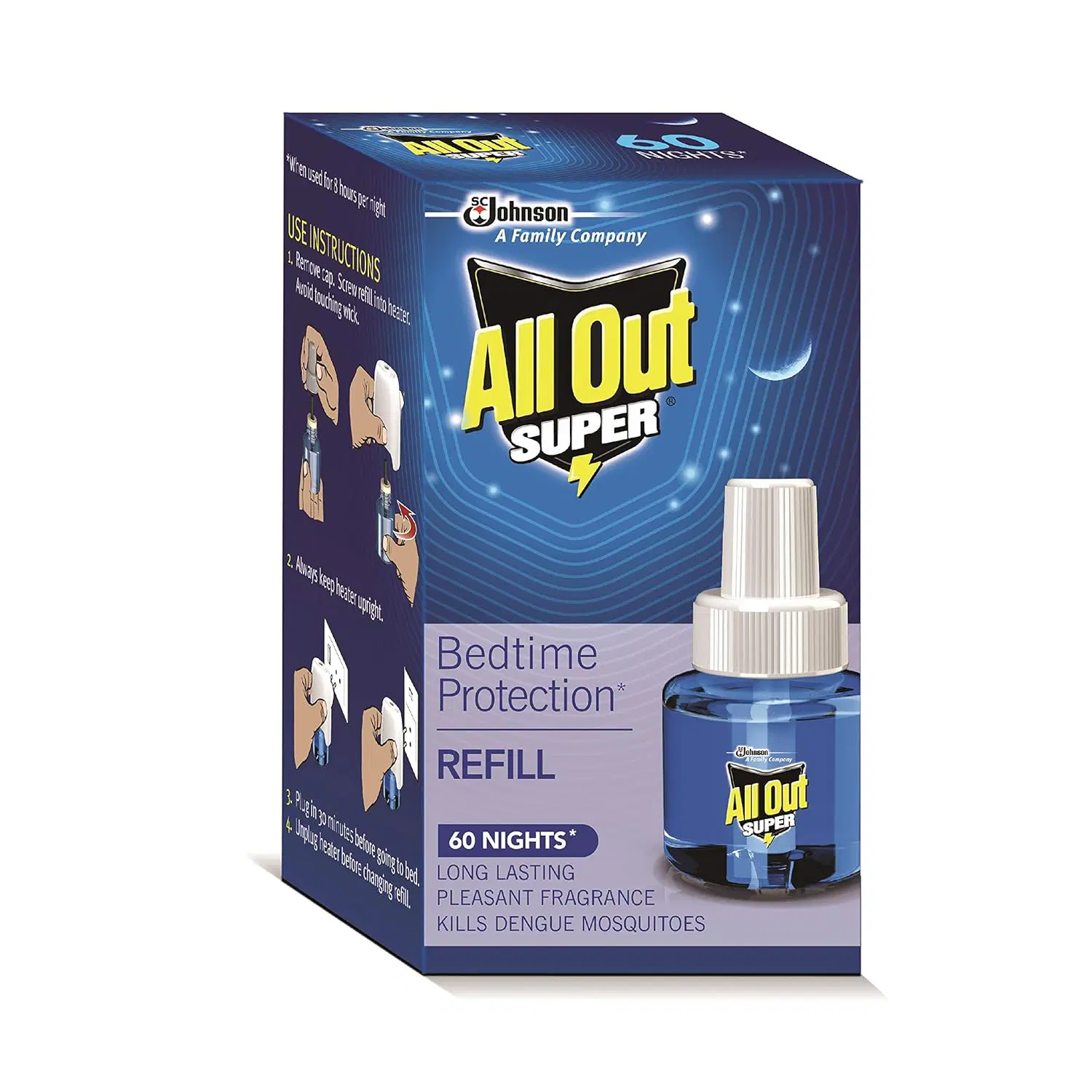All Out Super Bedtime Protection Refill