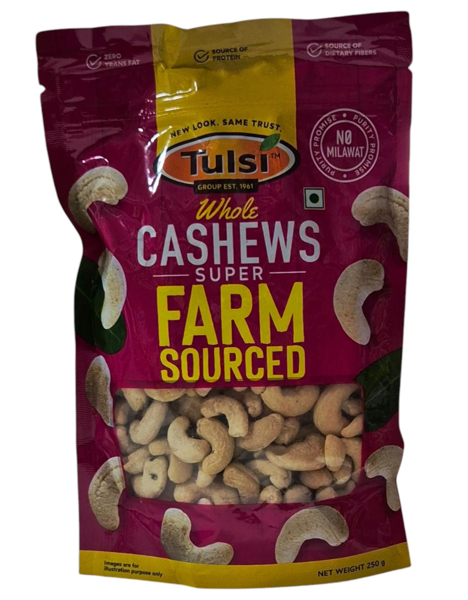 Tulsi Whole Cashew Super Farm Sourced 