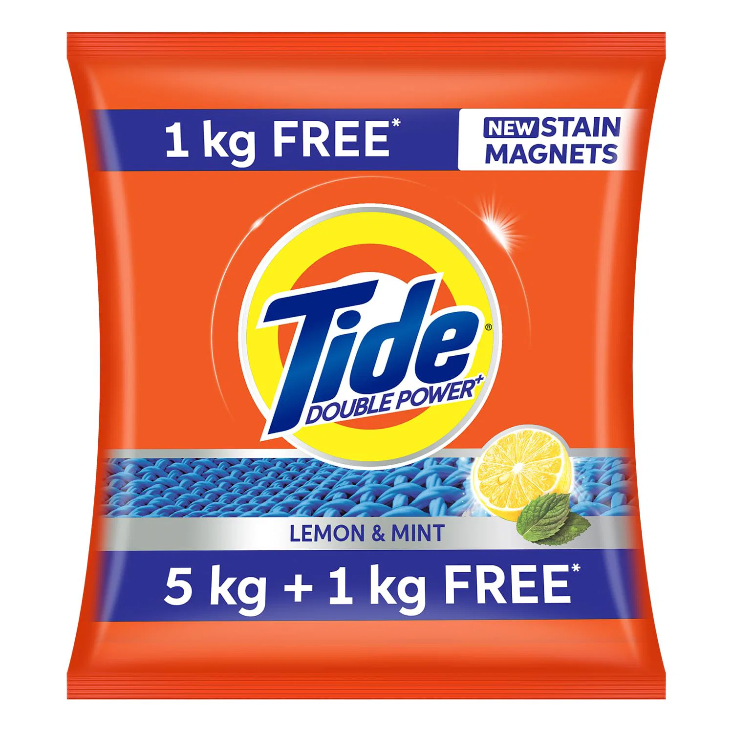 Tide Plus Double Power Detergent Washing Powder Lemon & Mint 
