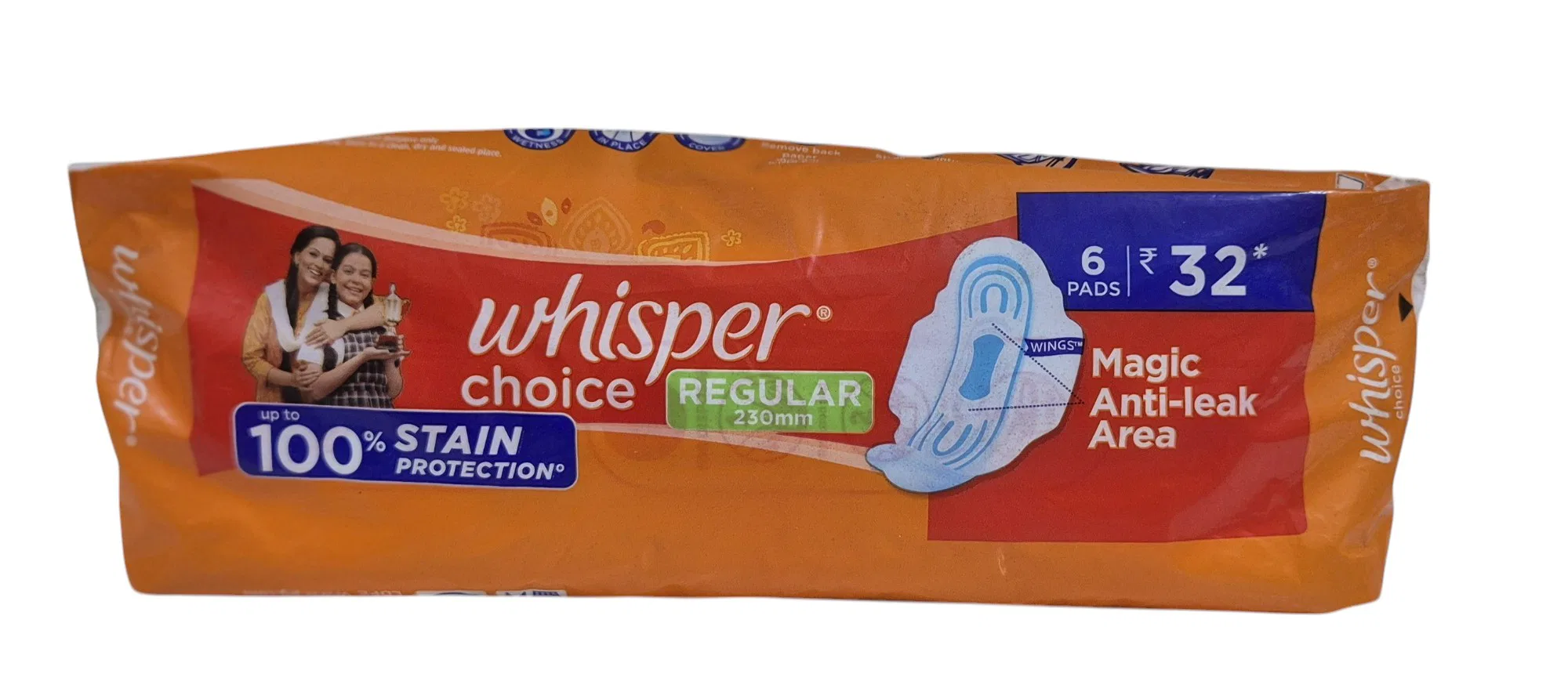 Whisper Choice Regular-6Pads